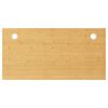 vidaXL bordplade til skrivebord 100x50x4 cm bambus