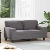 vidaXL 2-personers sofa 120 cm kunstl&aelig;der gr&aring;