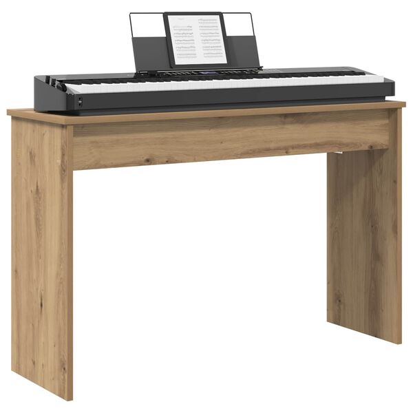 vidaXL Keyboard Stand Artisan Egetr&aelig; 100 x 32 x 64 cm Konstrueret tr&aelig;
