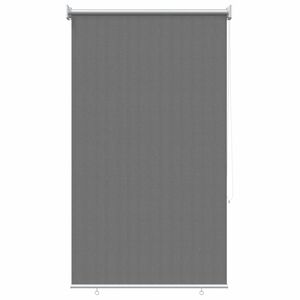 vidaXL Udend&oslash;rs rullesk&aelig;rm 90% UV blok Lysegr&aring; 80 x 140 cm HDPE