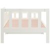 vidaXL daybed uden madras 80x200 cm massivt fyrretr&aelig; hvid