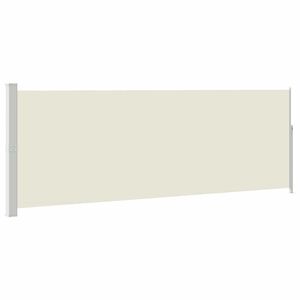 vidaXL sammenrullelig sidemarkise 160 x 514 cm cremefarvet