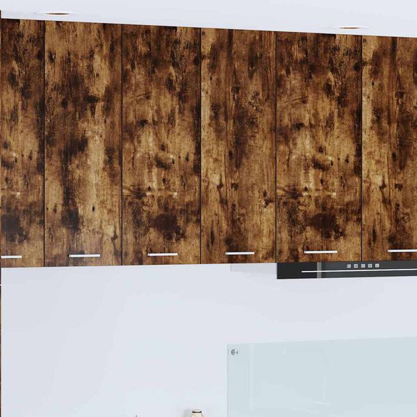 vidaXL H&aelig;ngeskab med d&oslash;r R&oslash;get eg 60 x 31 x 80 cm Konstrueret tr&aelig;