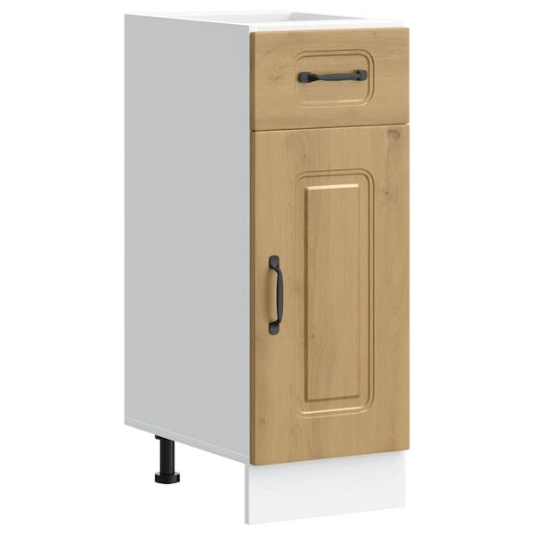 vidaXL k&oslash;kkenunderskab Kalmar konstrueret tr&aelig; egetr&aelig;sfarvet