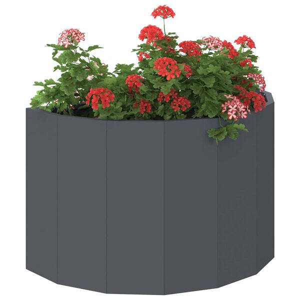 vidaXL Plantekasse Antracit 60 x 30 x 35 cm St&aring;l