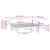 vidaXL daybed med udtræk 80x200 cm massivt fyrretræ gyldenbrun