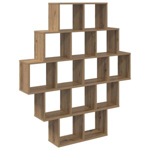 vidaXL V&aelig;ghylde Artisan-eg 120 x 20 x 136 cm Konstrueret tr&aelig;