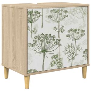 vidaXL Badev&aelig;relsesskab GOTHA Sonoma-eg 60 x 40 x 60 cm