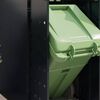 vidaXL Wheelie Bin Opbevaring til 6 Affaldscontainere Sort