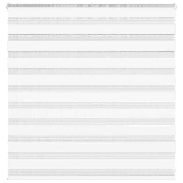 vidaXL zebragardin hvid 140x100 cm stofbredde 135,9 cm polyester