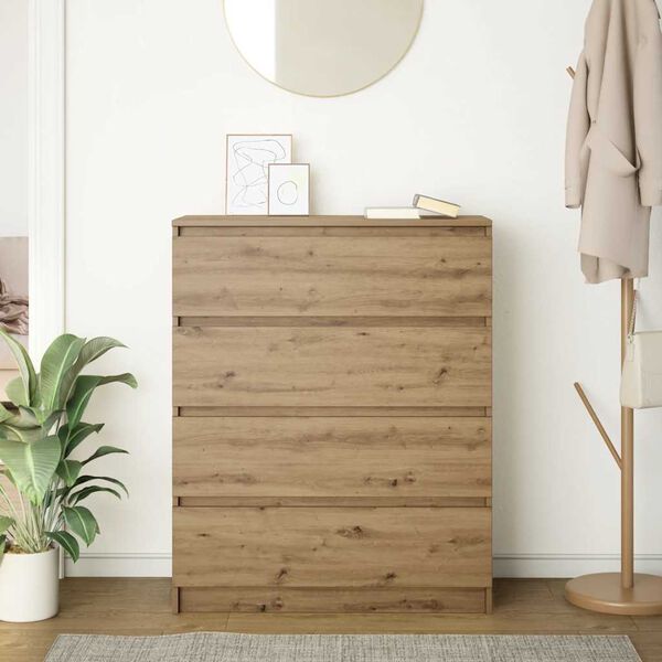 vidaXL sk&aelig;nk 80x35x99 cm konstrueret tr&aelig; kunsteg