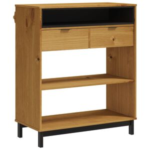 vidaXL barbord FLAM 92x45x110 cm massivt fyrretr&aelig;