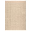 vidaXL gulvt&aelig;ppe ZIZUR beige 200x290cm jute-look indend&oslash;rs og udend&oslash;rs