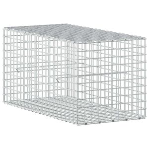 vidaXL Gabion med 5 mm tr&aring;d og 5x5 cm net 50x100x50 cm