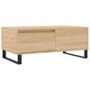 vidaXL sofabord 90x50x36,5 cm konstrueret tr&aelig; sonoma-eg