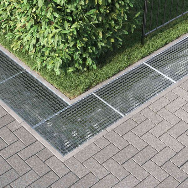 vidaXL Gitter S&oslash;lv 80 x 50 x 2 cm Hot-Dip Galvaniseret St&aring;l