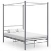 vidaXL sengestel til himmelseng 120x200 cm metal gr&aring;