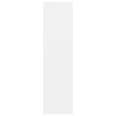 vidaXL bogreol med 3 hylder 60 x 30 x 114 cm spånplade hvid