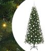 vidaXL Kunstigt juletr&aelig; med 300 LED'er Gr&oslash;n 180 cm PE og PVC