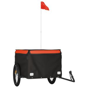 vidaXL cykelanh&aelig;nger 45 kg jern sort og orange