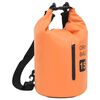 vidaXL vandt&aelig;t t&oslash;rpose med lynl&aring;s 15 l PVC orange