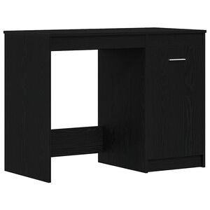 vidaXL Bord Sort eg 100 x 50 x 76 cm Konstrueret tr&aelig;