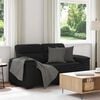 vidaXL 2-personers sofa 160x81x84 cm stof sort