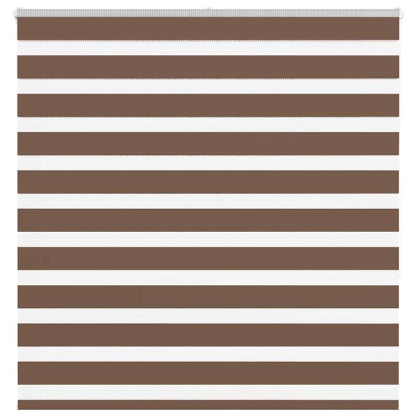 vidaXL zebragardin brun 145x150 cm stofbredde 140,9 cm polyester