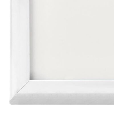 vidaXL billedrammer 3 stk. til væg eller bord 50x70 cm MDF hvid