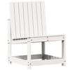 vidaXL havestol 50,5x55x77 cm massivt fyrretr&aelig; hvid