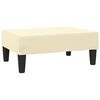 vidaXL fodskammel 78x56x32 cm kunstl&aelig;der cremefarvet