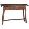 vidaXL Bord med skuffe Brun 110 x 30 x 79 cm Massiv Mahogni