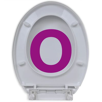 vidaXL soft close-toiletsæde oval hvid