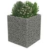 vidaXL gabion-højbed 90x90x100 cm galvaniseret stål