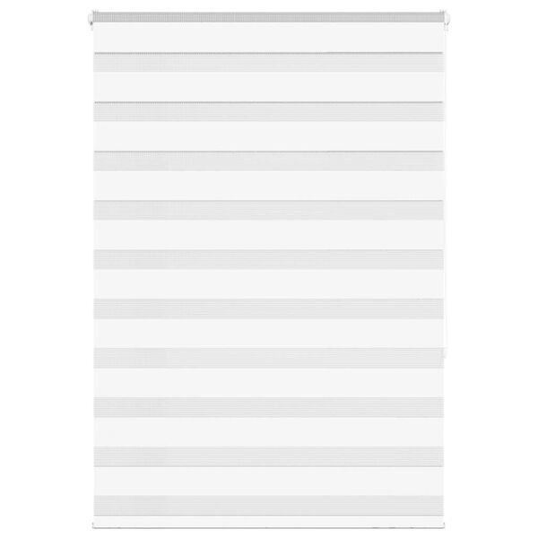 vidaXL zebragardin hvid 95x150 cm stofbredde 90,9 cm polyester