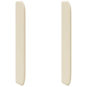 vidaXL Hovedg&aelig;rde&oslash;re Creme 80 x 16 x 4 cm PVC