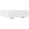 vidaXL plantekasse 80x80x26,5 cm massivt fyrretr&aelig; hvid