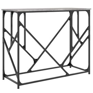 vidaXL konsolbord 100x40x80 cm konstrueret tr&aelig; gr&aring; sonoma-eg