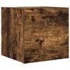 vidaXL v&aelig;gh&aelig;ngt tv-skab 30,5x30x30 cm r&oslash;get egetr&aelig;sfarve