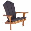 vidaXL Have Adirondack Stol Naturfarvet Massiv Teaktr&aelig;