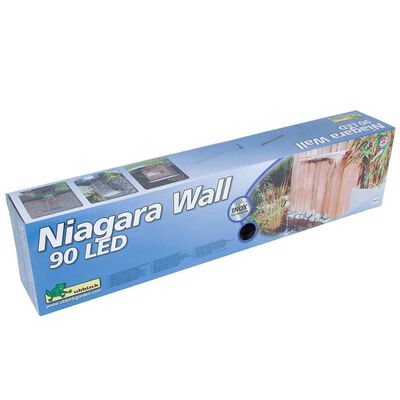 Ubbink vandfald med LED'er Niagara 90 cm rustfrit stål 1312126