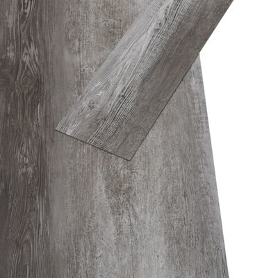 vidaXL selvklæbende gulvbrædder 4,46 m² 3 mm PVC stribet træ