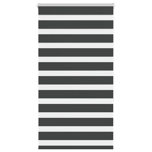vidaXL zebragardin sort 85x150 cm stofbredde 80,9 cm polyester