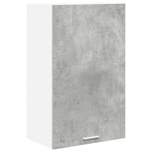 vidaXL H&aelig;ngeskab Beton gr&aring; og hvid 50 x 31 x 80 cm Konstrueret tr&aelig;