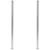 vidaXL hegnsp&aelig;le 2 stk. 185 cm aluminium