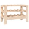 vidaXL vinreol 61,5x30x42 cm massivt fyrretr&aelig;