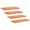 vidaXL Trappetrin 4 stk. 70 x 25 x 2 cm Lak Solid b&oslash;g