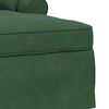vidaXL Chaise lounge med volant med pude Jungle Gr&oslash;n 91 x 157 x 91 cm