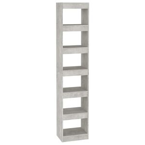 vidaXL bogreol/rumdeler 40x30x198 cm betongr&aring;