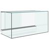 vidaXL Terrarium med opbevaring Transparent 80 x 40 x 40 cm Glas